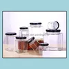 Garrafas de armazenamento Jars Organização em casa Housekee Garden 45ml Jam de vidro transparente O DHAC1