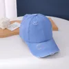 Basker våren 2022 baseball cap andningsbara gamla hål solskyddsmedel hatt sombreros vaqueros para mujer cowgirl hatberets