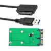 Computerkabels connectoren USB 3.0 naar MSATA 50PIN SSD 1.8 "MICRO SATA 7 9 16PIN Adapter Toevoegen op kaarten PCBAComputer