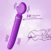 Vajinal Stimülatör Teleskopik Vibratör Dildos G Spot Titreşimli Klitoral Masaj Kadın Mastürbatörleri Yetişkin Malzemeleri Seksi Araçlar