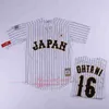 Maglie da film Giappone Orix Blue Wave Jersey Ichiro Baseball Jersey Mens S-XXXL