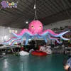Gigante exterior 5m Publicidade inflável inflável modelos de polvo explodir os desenhos animados do oceano tema animal balões para a decoração do evento do partido com esportes dos brinquedos do ventilador de ar