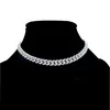 Chaînes 7 "-24" 8 MM Hip Hop Griffe Ensemble CZ Pierre Bling Glacé Rond Cubain Lien Chaîne Sautoirs Colliers Pour Hommes Femmes Rappeur JewelryCh