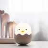 Led Children Night Light For Kids Soft Silicone USB Rechargeable Bedroom Decor Gift Animal Chick Touch Night Lamp MOONSHADOW228O300b