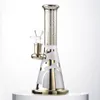 Nyaste pyrex glas bong färgglada hookahs bongs matt 14mm kvinnlig gemensam regnbåge rökning rör frosting rakt rör dab verktygsvattenrör oljeplattor med skål