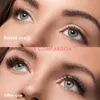 False Eyelashes 5Pairs Dense Magnetic Lashes Repeat Use Eyelash Waterproof Eyeliner With Tweezer Korean Makeup Tool SetFalse