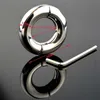 Metal Male Cockring Clamp Chastity Cage Adult Sex Toys Screw Penis Ring Bondage Scrotum Dick Stretcher Cock Ring Delay For Men 220712