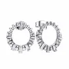 CZ diamond Sparkling Beauty Glacier Stud Earring 925 Sterling Silver Original box for Pandora Women Girls Wedding gift Earrings