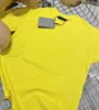 2022ss Amarelo Crianças Primavera Verão Highend Camisetas Bordadas Letras Padrão Camisetas Meninos e Meninas Top Tees Crianças Camiseta lo9552613