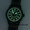 Horloges 42mm Zwart PVD Automatisch Heren Polshorloge Miyota8215 ST1612 Steriele Wijzerplaat Groene Lichtgevende Merken Saffierglas Horloges WW