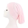 Muslimischer elastischer Turban für Frauen, Baggy-Hut, Kopftuch, Nachtschlafkappe, Femmes Turban Headwrap, Krebs, Haarausfall, Chemo-Kappe, Kopfbedeckung