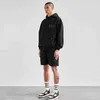 Hoodie Представляет простую букву Печать Black Five Limited May Terry Mens Fashion