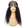Kisshair 4x4 Парик с застежкой 13x4 Кружевной фронтальный парик Джерри Вьющиеся бразильские человеческие волосы Virgin Remy, связанные вручную, 12-28 дюймов, афроамериканские 286s