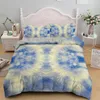 Bedding Sets Tie Dyed Duvet Cover Set Luxury Bed Colorful Cloth Kids Boys Girls Microfiber Quilt Covers King 2/3pcs DropshipBedding