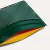 Véritable porte-monnaie en cuir authentique porte-carte Luxurys Mentiers Designer portefeuille goyar célibataire pour femmes portefeuille de passeport minim