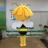 Талисман кукла костюм желтый пчелиный костюм талисмана набор день рождения вечеринка игра мультипликационный персонаж Взрослый размер Хэллоуин рождественский подарок 1189-7