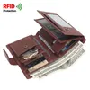 HBP رجل محفظة جلدية معرف بطاقة الائتمان حامل بطاقة مخلب عملة محفظة الفاخرة rfid محافظ جلد طبيعي متجمد نمط العملات الجيب