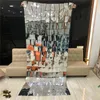 Party Decoration Mirror PVC Reflective Sequin Curtain Wedding Background DIY Holiday Stage Supplies Interior