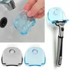 Hooks & Rails 1Pcs Shaver Toothbrush Holder Washroom Wall Men Shaving Shelf With Sucker Suction Cup Bathroom Hook Razor Rack Hanger