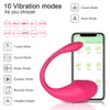 Sexy Toys Bluetooths APP Vibromasseur à distance pour les femmes Contrôle longue distance Femme Porter des culottes vibrantes Couples de jouets