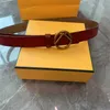 Modeontwerper Women Belt Letter Design Slim sectie 8 kleuren met doos veelzijdige rokjeans heren heren van hoge kwaliteit