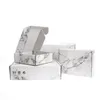 5pcs 10pcs marmurowy pudełko festiwalowe pudełko prezentowe 3 -Wayer Paperat obsługuje dostosowany rozmiar i wydrukowany 220706