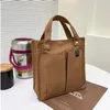 3pcs Ice Packs Women Canvas Large Capacity Book Handbag With Double Pouch