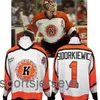 MTHR Fort Wayne Komets Ретро Roomback Мужская хоккейная джерси вышивка сшитая вышивка настроить любое число и имя