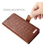 3D Crocodile подлинный кожаный переворот для iPhone 13 Pro Max 12 11 XS Max XR Alligator Retro Stand Cover