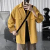 Erkekler Sıradan Gömlek Erkekler İçin Büyük Boy Gömlek Sokak Giyim Uzun Kollu Harajuku Zincir Moda Erkekler Kore Giysileri 6 Renk 5xl Vintage Blous