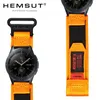 Hemsut Nylon Sport Military Watch Band para Samsung Galaxy Watch Straps para hombres Liberación rápida de secado rápido 20 mm 220622