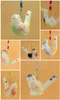 Oiseaux d'eau Sifflet Céramique Argile Oiseau Sifflet Dessin Animé Enfants Cadeaux Mini Animal Paon Sifflets Rétro Céramique Artisanat Sifflet DH8888