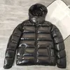 Heren down parkas jas korte warme jas plus fluweel dikke gouden klassieke capuchon winter casual