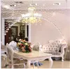 Gordijn gordijnen kristal glas rozen kraal woonkamer slaapkamer raam deur bruiloft decor huis mode 2022curtain