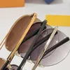 선글라스 오프 남성 림리스 모양의 형상 편광 그라디언트 거울 글래스 남성 여성 Z1019E 브로우 디자이너 남성 안경 도매에서 낚시 이중 금속 막대