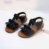 Barn baby flickor sandaler sommar mode skor toddler prinsessan sandaler mjuka sålar sneakers barn strand skor g220418