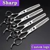 Cabeleireiro Tesoura Estilista 6 / 6,5 polegadas Set Definir Salão De Salão Profissional Barber Cister Shears 220317