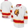 2022 NCAA Custom Ferris Государственные бульдоги сшитые хоккею Джерси 4 BOB Nardella 33 NORM KRUMPSCHMID 14 Чад Биллинс 10 Павел Lowden 11 Peter Downden 36 Road Schluter