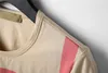 Men's fashion short sleeve T-shirt splicing simple round neck turtleneck plaid T-shirt men's casual cotton
