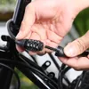 Anti-Theft Bike Lock 4 Digit Code Combination Stainless Steel Cable Bicycle Security Lock Equipment MTB