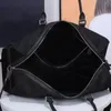 Bolso de lona de diseñador de lujo para hombre, lona de nailon de alta calidad, estampado liso, rayas, letras, bolsas de viaje, hombro de lona de gran capacidad Ox266S