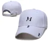 New Arrival letter M Curved visor Casquette baseball Cap women gorras summer Golf sports Adjustable dad hats for men hip hop Snapback Caps bone