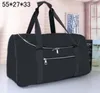 Sacs de sport pour hommes de mode Les femmes luxueuses voyagent en cuir pu sac de sport sac de sport fleur noire sacs à main de designer grande capacité sport 55CM valises de haute qualité