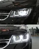 Car Styling Head Lamp for JCUV Headlights 2008-20 19 Journey LED Headlight DRL Freemont Angel Eye Bi Xenon Beam Accessories