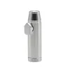 Toppfuff Nya vattenpipa metall Snuff Bottle Aluminium Cigaretthållare Metal Bullet Pipe Flat End Oil Burner