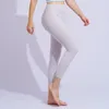 Leggings de sport pour femmes pantalons de yoga nus cheveux légèrement broyés sports sans couture originaux collants taille haute à séchage rapide collants serrés neuf points fitness milk-shake yogas sportifs