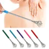 Draagbare Uitschuifbare Telescopische Ghost Claws Roestvrij staal Back Scratchers Hand Massager Backlap voor Dames Heren