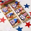 Party Supplies 4th of July Patriotic Memorial Day Gnome Wood Ornaments Independence Days Gnome Wooden Pendants