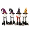 할로윈 파티 장식 긴 다리 gnomes 플러시 얼굴이없는 그놈 인형 만화 장난감 장난감 장난감 집 축제 파티 선물 홈 장식 8 2mg1 d3