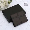 Designer Classic Men Women mini Small Wallet Credit Card Holders Bank Cardholder With Box